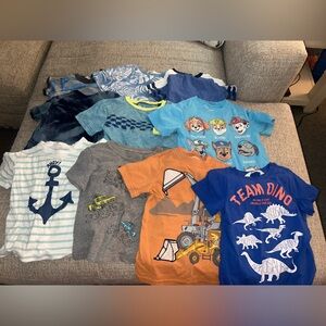 Lot of 10 different Kids Graphic T-Shirts size 3t